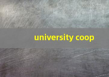 university coop